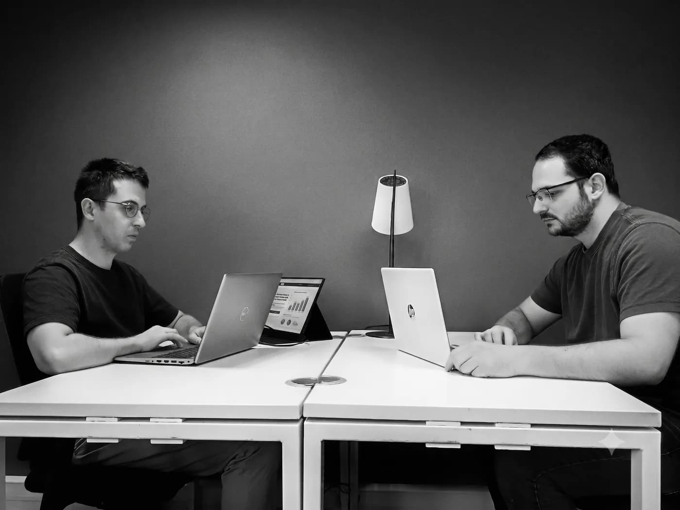 L'équipe d'Agence Turing au travail dans ses bureaux